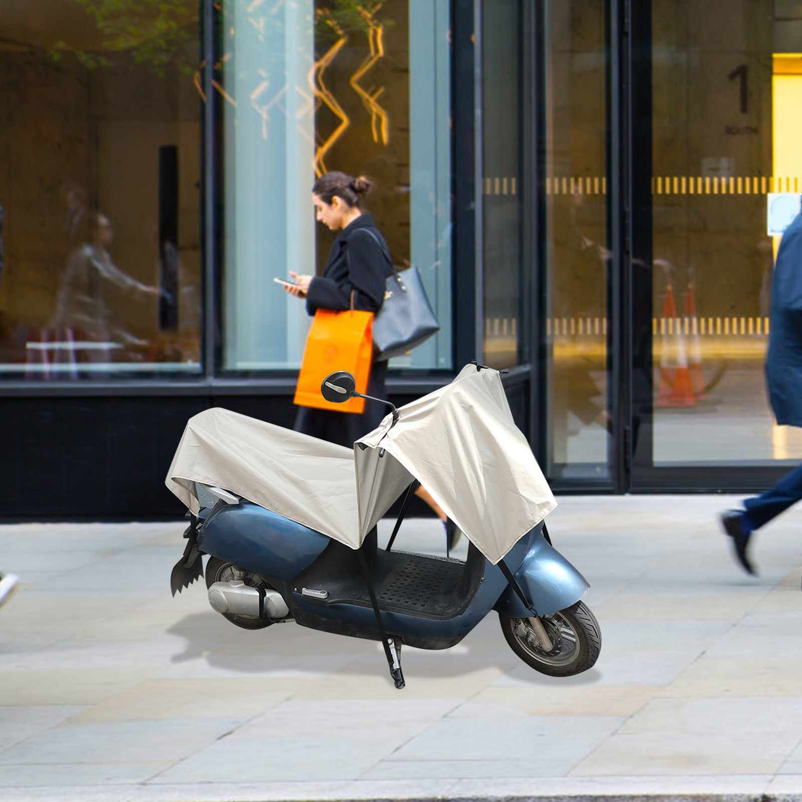 Electric Scooter Rain Cover - Funda Impermeable Extra Grande para Scooters