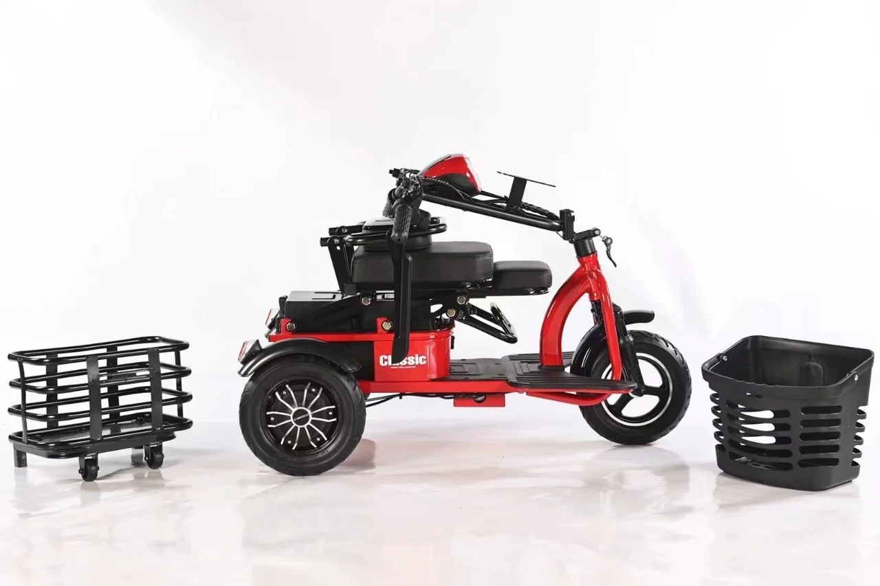 Electric Scooter 500W - Triciclo Eléctrico Plegable Unisex de 500W,