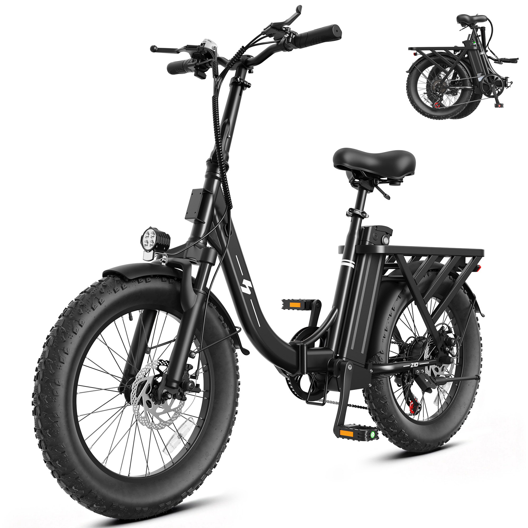 Electric Scooter Adults - Bicicleta Eléctrica Plegable Hopepeak Z10 para