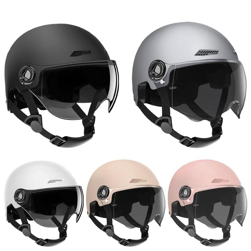 Casco de motocicleta estilo Je - Scooter Helmet Set reseña y precio