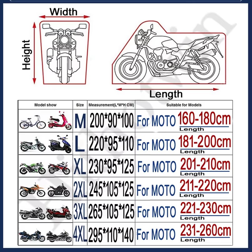 Funda Protectora para Motocicl - Electric Scooter Rain Cover reseña y precio