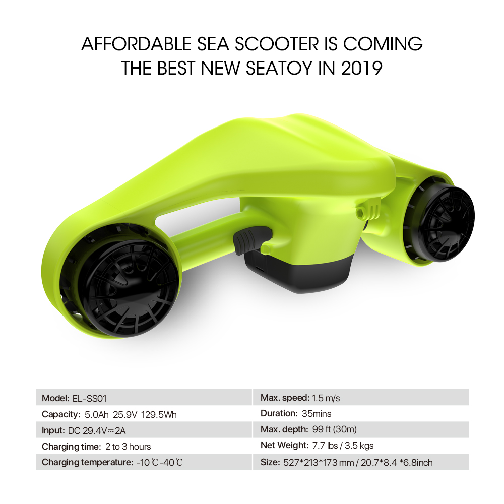Scooter Subacuático Asiwo Mant - Electric Scooter Adults reseña y precio