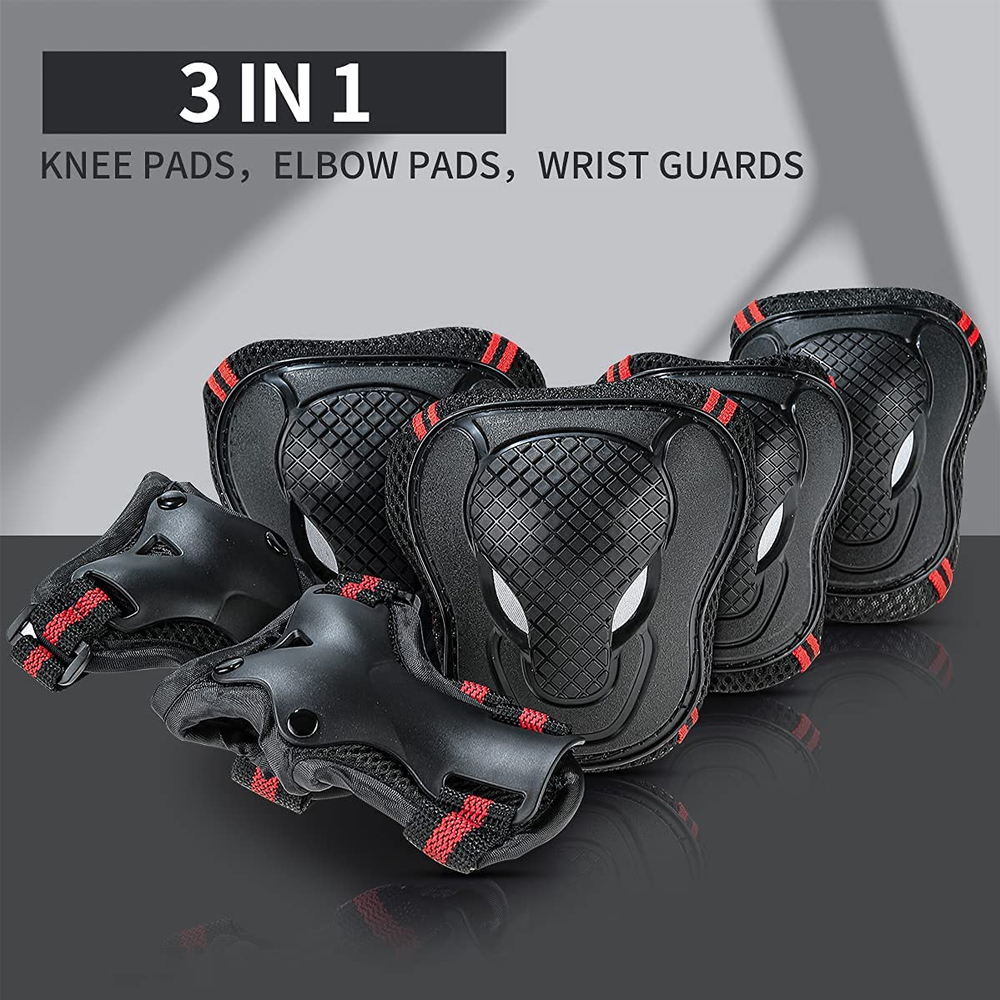 BraceTop 6 unids/set rodillera - Scooter Helmet Set reseña y precio