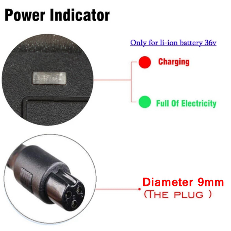 Cargador de batería de litio U - Electric Scooter Charger reseña y precio